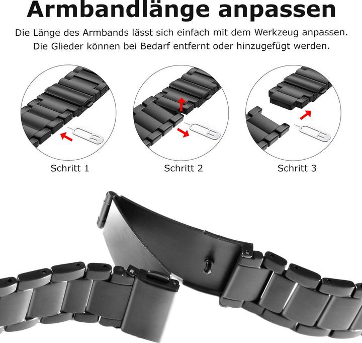 Actual product image Pedea Titanium watch strap (20 mm, Titanium)