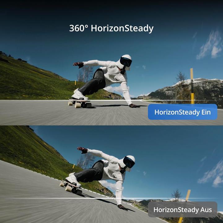 Produktbild DJI Action-Kamera 4K/120fps mit Low-Light-Aufnahmen (120p, WLAN, Bluetooth)