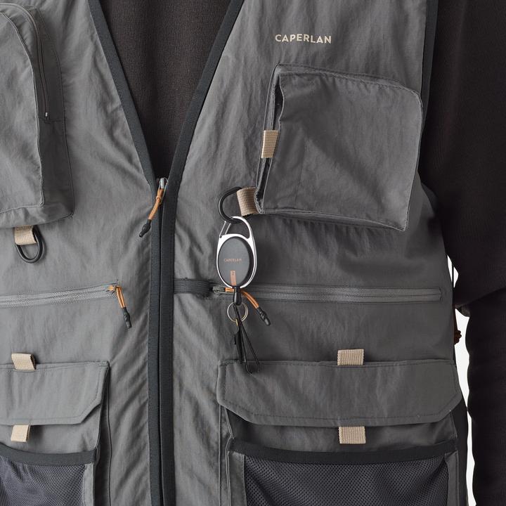 Immagine prodotto Caperlan Gilet da pesca FV 500 grigio (L)