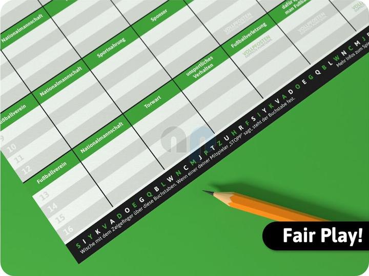 Produktbild Denkriesen STADT LAND VOLLPFOSTEN® A4 - FUSSBALL EDITION "Heimspiel" (Deutsch)
