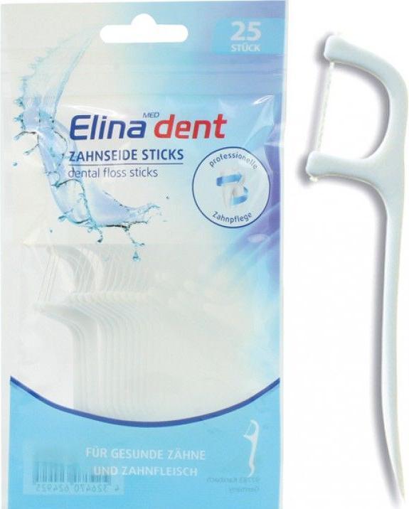 Actual product image Elina Dental floss stick (0.08 m)
