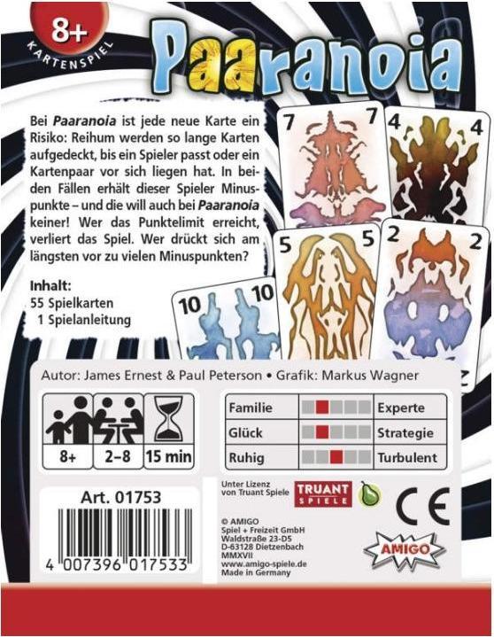 Immagine prodotto Amigo Paaranoia (Tedesco)