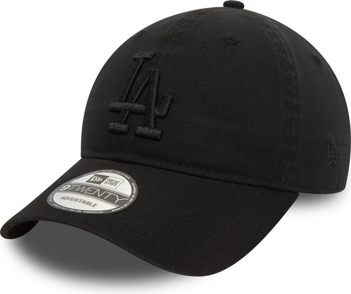 New Era 9Twenty Cap - Washed Los Angeles Dodgers Schwarz
