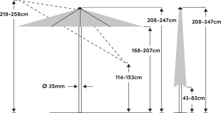 Produktbild Suncomfort by Glatz Pop Up (2.50 m)