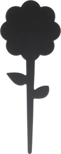 Actual product image Securit Gartenstecker SILHOUETTE TAG-FLOWE schwarz 18x7x0.1cm