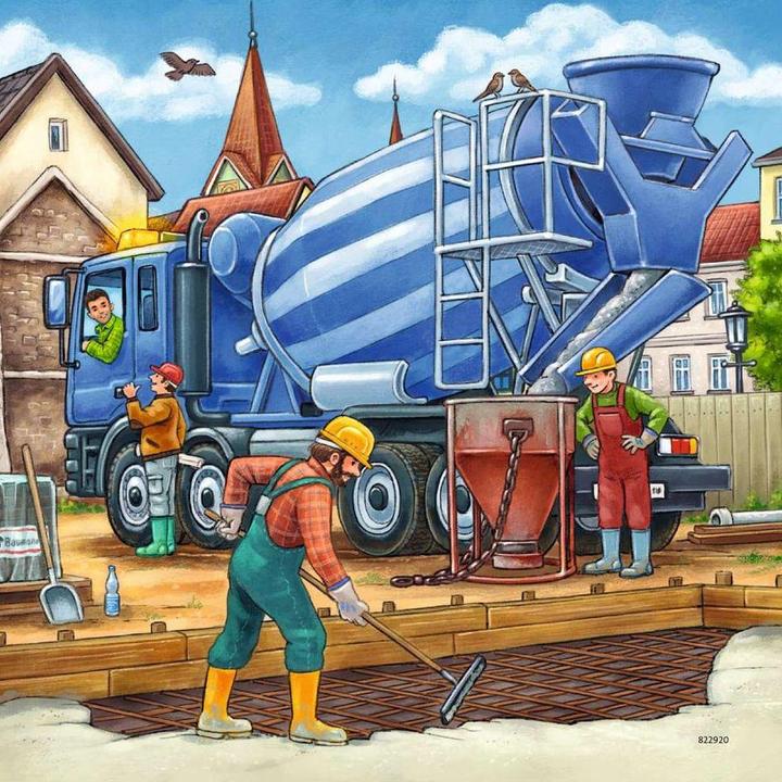 Produktbild Ravensburger Grosse Baufahrzeuge (49 Teile)