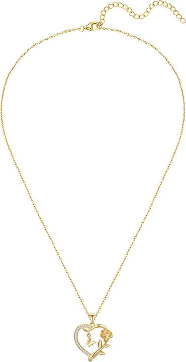Produktbild Rafaela Donata Damen Halskette Herz/Schmetterling/Rose - 36612 (Sterling Silber)