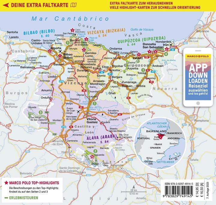 Produktbild Reiseführer Baskenland, Bilbao (Deutsch, Andreas Drouve, Susanne Jaspers, 2022)