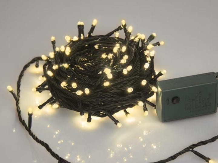 Actual product image Light Creations Sparkle Light LED - 12 m - 160 warm white lamps - green cable - modulator (12 m)