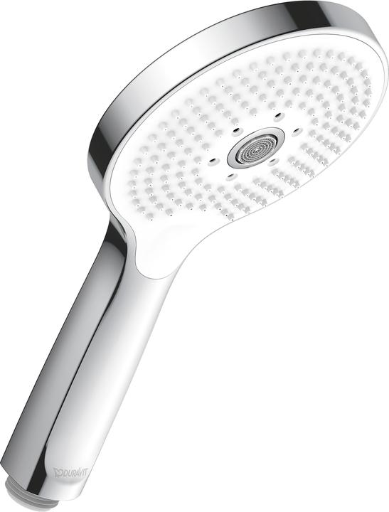 Image du produit Duravit Douchette à main 120 3 jet Click! MinusFlow chrome / blanc (3 Types de jets, 9 l/min)