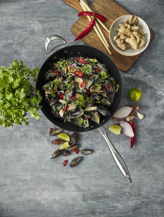 Image du produit Scanpan Wok de 32 cm (32 cm, Wok, Acier, Aluminium)