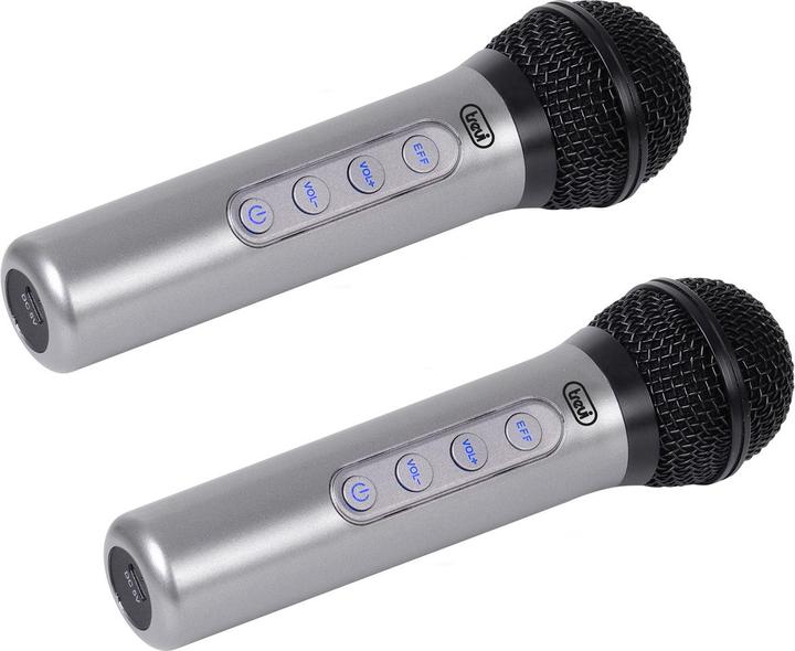 Immagine prodotto Trevi EM 415 R SET 2 MICROFONI WIRELESS 2.4G NERO