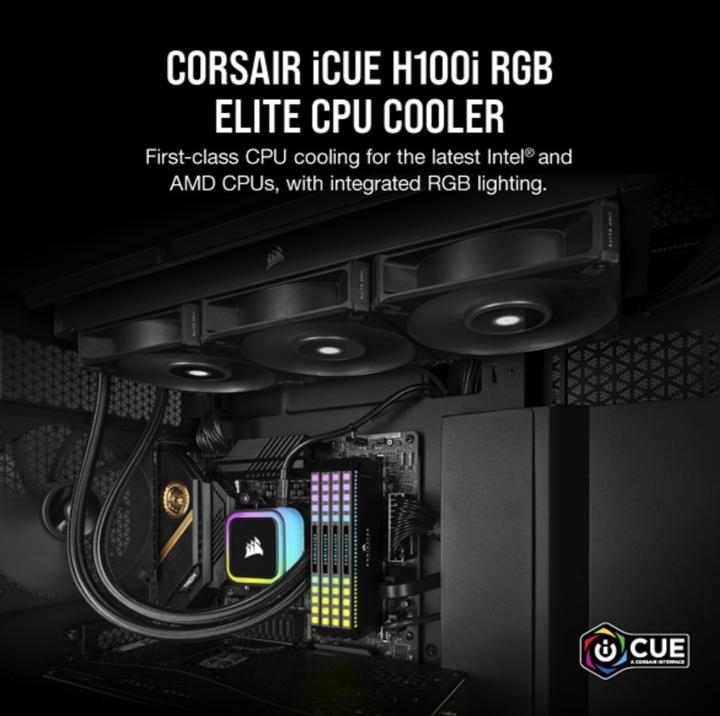 Immagine prodotto Corsair WAK Cooling Hydro H100i iCUE Elite
