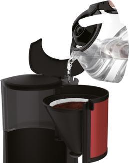 Produktbild Moulinex Subito FG370D11 Red/Black - Koffiezetapparaat
