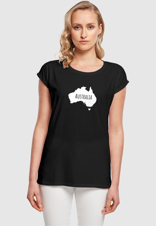 Actual product image Merchcode Ladies Australia X Extended Shoulder Tee - 116405 (S)