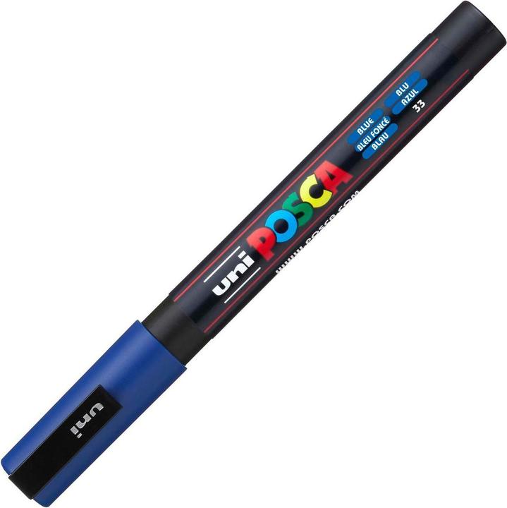 Produktbild Posca Marker PC-3M Rundspitze (Blau, 1.30 mm, 1 x)