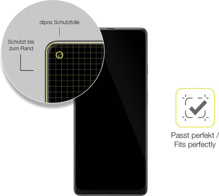 Actual product image Dipos Screen Protector Full-Cover 3D (2 Piece, Cubot MAX3)