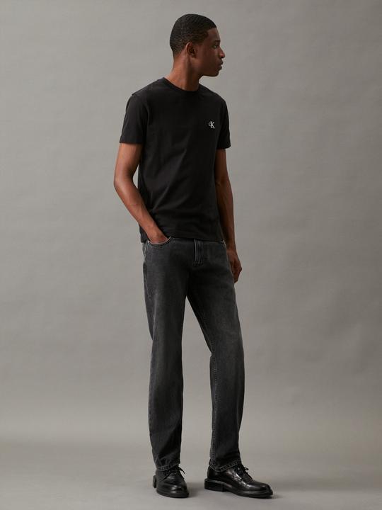 Produktbild Calvin Klein Jeans Jeans Herren T-Shirt Kurzarm Ck Essential Slim Fit, Schwarz (Ck Black), XL (XL)