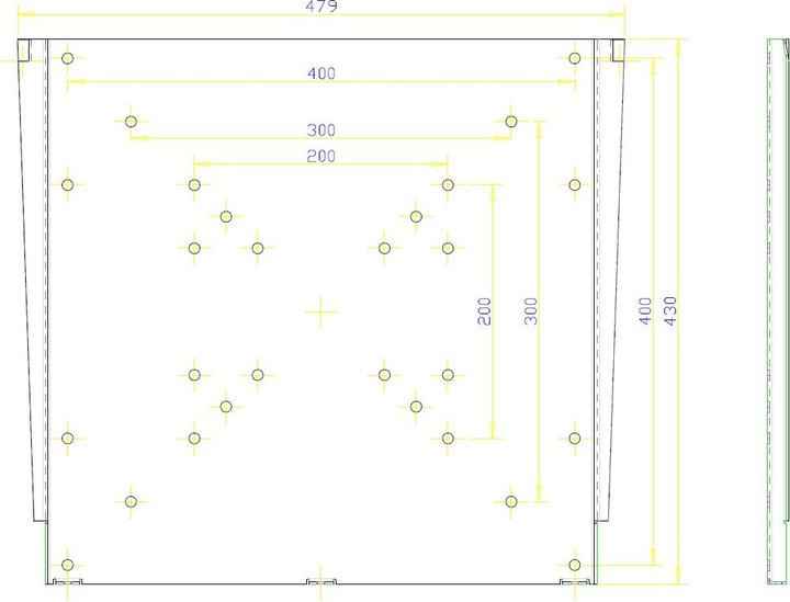 Image du produit OMB Support mural Fix 400x400, noir, max 50kg (Mur, 55", 50 kg)