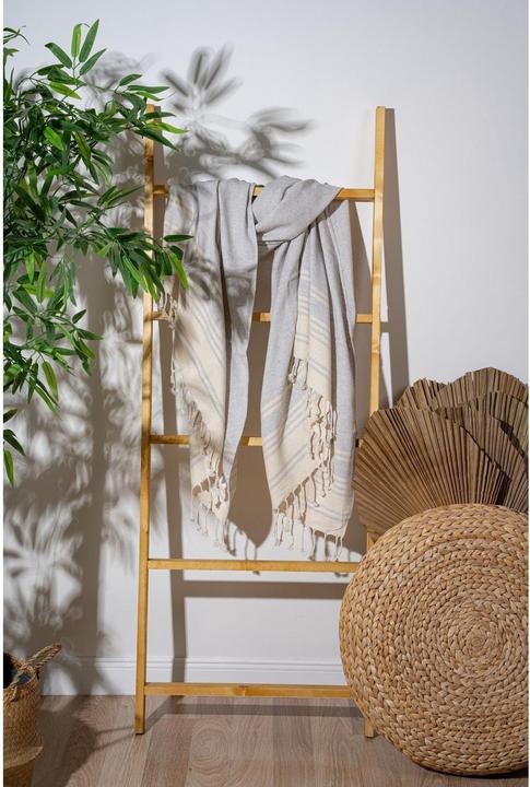 Immagine prodotto Foutastic Strandtuch New Diamond Grey, Schnelltrocknend: Ja, Breite (170 x 90 cm)