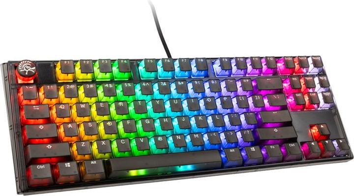 Image du produit Ducky One 3 Aura Black TKL Clavier de jeu, RGB LED - Gateron Baby Kangaroo (US) (ING. Int., Filaire)