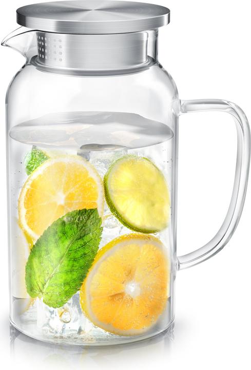 Arendo Glaskaraffe mit Deckel (1.40 l)
