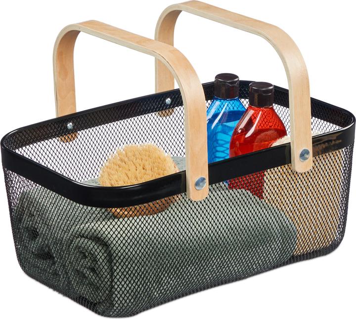 Actual product image Relaxdays Wire basket (1 x, 43 x 27 x 17.5 cm)