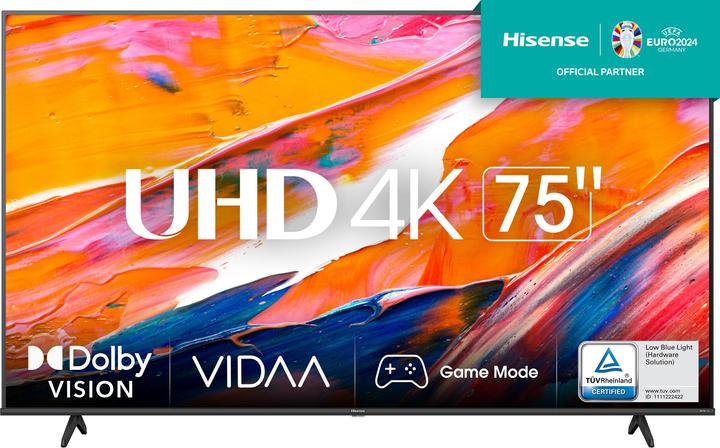 Immagine prodotto Hisense TV 75A6K (75", LCD, UHD, 2023)