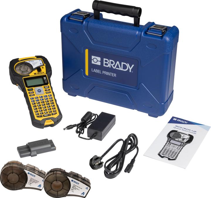 Immagine prodotto Brady M210-Elec-KIT UK, dispositivo mobile di etichettatura, stampa continua e di etichette, tastiera