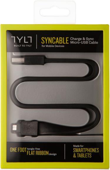 Image du produit Tylt Syncable microUSB (0.30 m, USB 2.0)