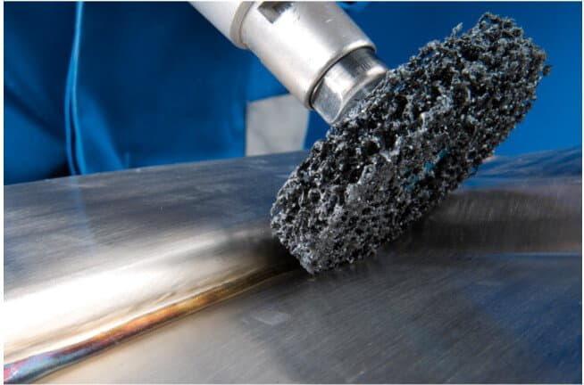 Produktbild Pferd Fächerschleifer Ø15xH10mm Körnung 80 Korund Schaft-Ø 3 mm (80)