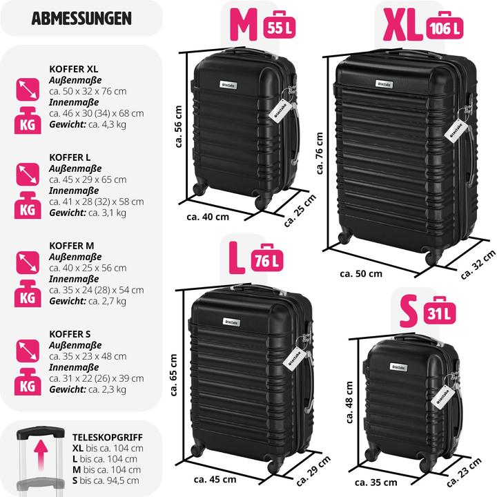 Produktbild tectake Mila (106 l, L (90 - 115l))