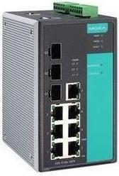 Actual product image Moxa EDS-510A-3SFP - Managed Gigabit Ethernet switch with 7 10100BaseT(X) ports, 3 SFP slots (7 ports)