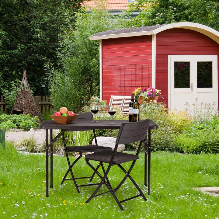 Actual product image Relaxdays garden table (120 cm)