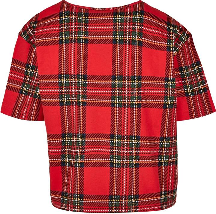 Produktbild Urban Classics Ladies AOP Tartan Short Oversized Tee (XS)