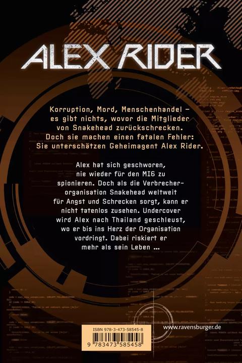 Produktbild Ravensburger Alex Rider, Band 7: Snakehead (Deutsch, Werner Schmitz, Anthony Horowitz, 2019)