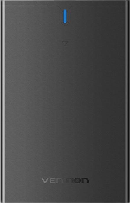Actual product image Vention 2.5 Inch SATA Hard Drive Enclosure (USB 3.0 Micro-B) Black (2.5")