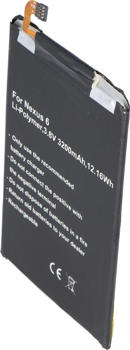 Actual product image AccuCell Akku Google Nexus 6, EZ30, SNN5953A