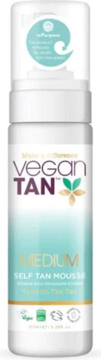 Actual product image Vegan Tan VeganTan Self Tan Mousse Medium (Self-tanning towel, 150 ml)