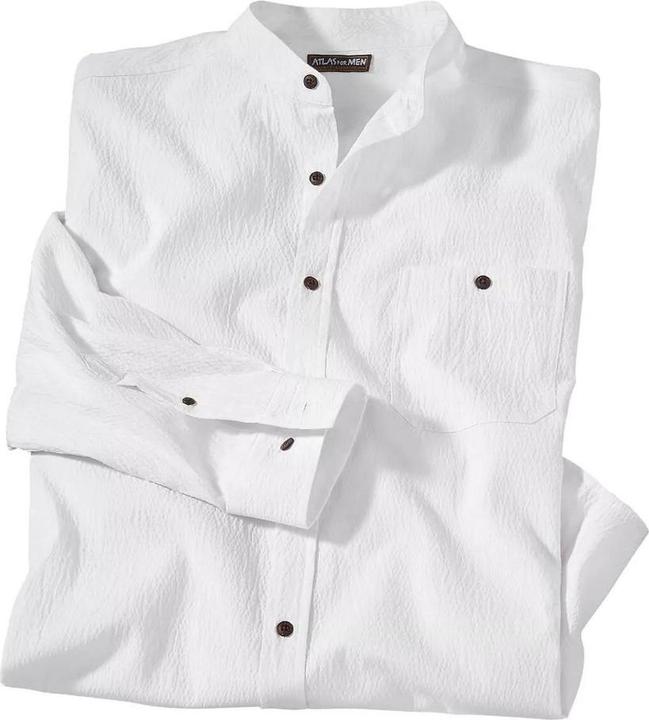 Actual product image Atlas For Men Mens Crepe Long-Sleeved Shirt (XXL)