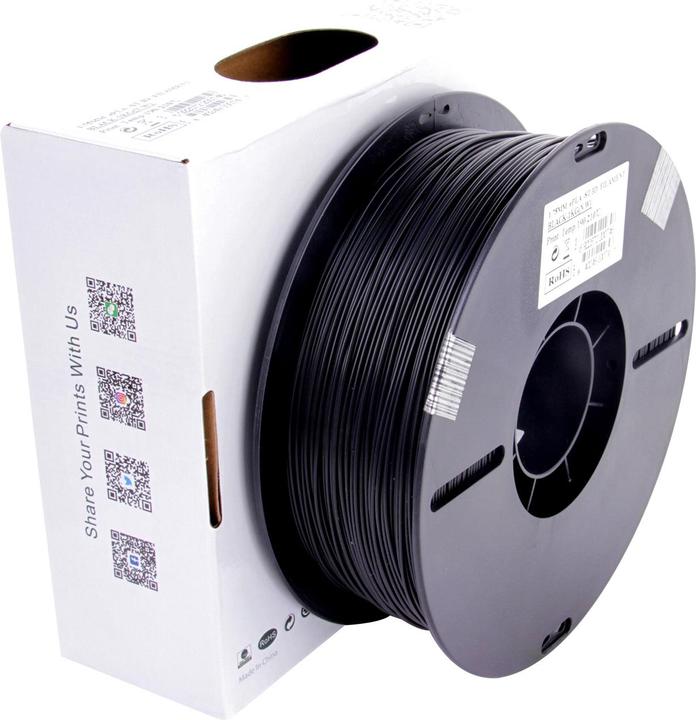 Actual product image eSUN ePLA-ST 1.75mm Black 1kg 3D Filament (PLA, 1.75 mm, 1000 g, Black)