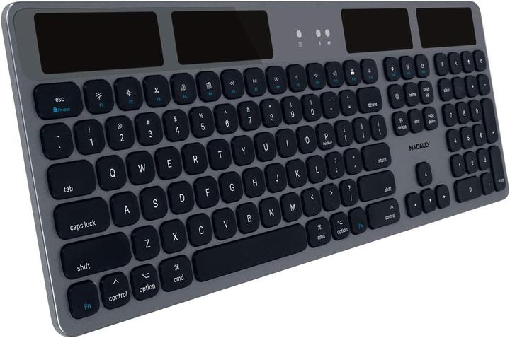 Image du produit Macally Clavier solaire Bluetooth (US, Sans fil)