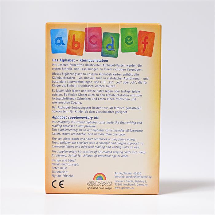 Produktbild Grimm's Alphabet, Kleinbuchstaben (Deutsch, Englisch)
