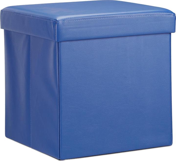 Actual product image Relaxdays Folding Storage Ottoman