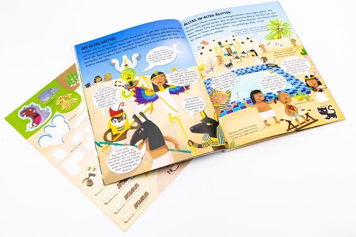 Produktbild Mein grosses Abenteuer-Stickerbuch - Altes Ägypten (Deutsch, Anna Taube, Ed Myer, Joshua George, 2022)