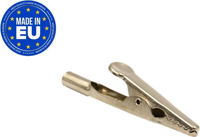 Image du produit RND Pince crocodile, métal, 33 VAC / 70 VDC, 10A (Pinces micros à main)