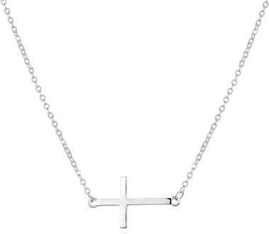Image du produit Agato Collier en argent avec une croix AGS1532/47