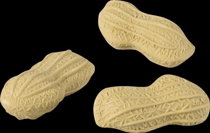 Actual product image 3 erasers peanut beige