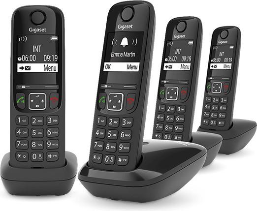 Produktbild Gigaset As690a Trio Dect Phone White W/Answer