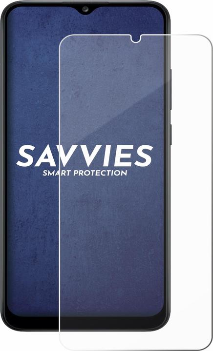 Actual product image Savvies Tempered Glass (1 Piece, Samsung Galaxy A02s)